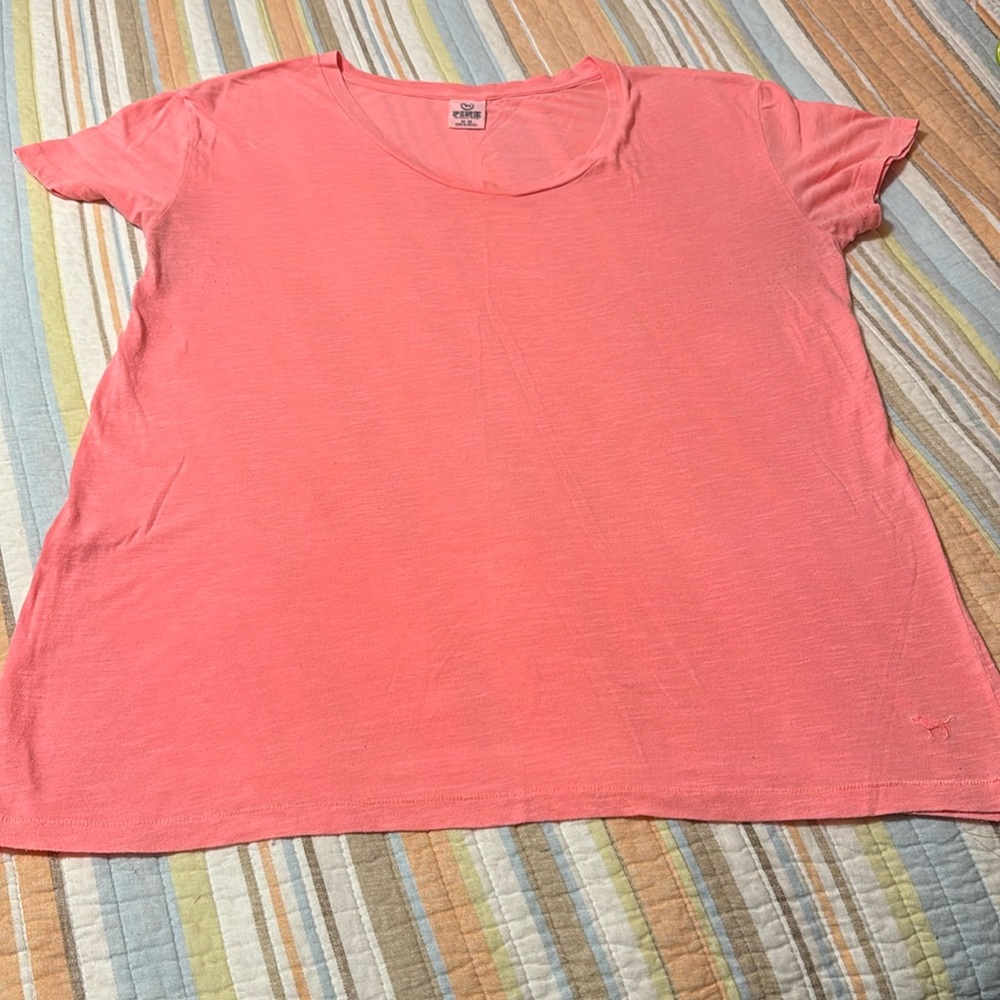 Victoria’s Secret pink short sleeve shirt